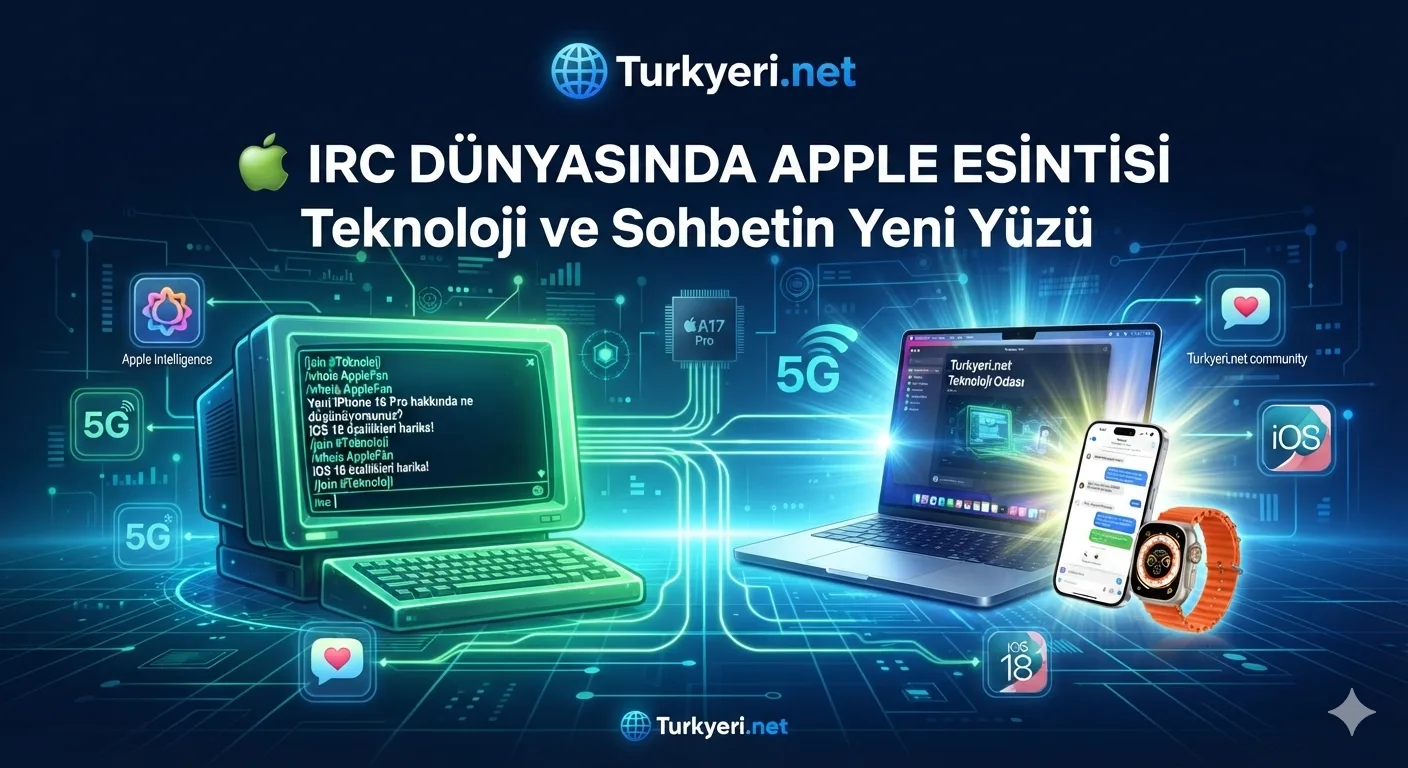 Turkyeri.net IRC Sohbet Odalarında Apple ve Teknoloji Gündemi